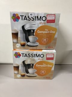 2 X BOSCH TASSIMO COFFEE MACHINES