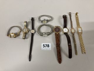 A COLLECTION OF ASSORTED VINTAGE WRISTWATCHES