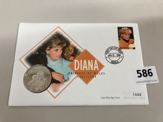 A PRINCESS DIANA NUMBERED FIRST DAY COIN COVER