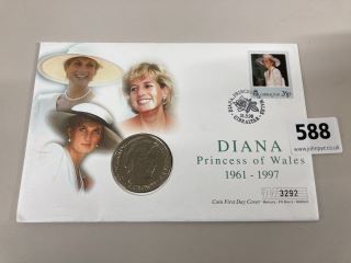 A PRINCESS DIANA NUMBERED FIRST DAY COIN COVER