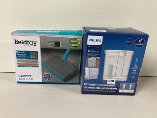 2 X ITEMS INCLUDING PHILIPS INSTANT WATER FILTER