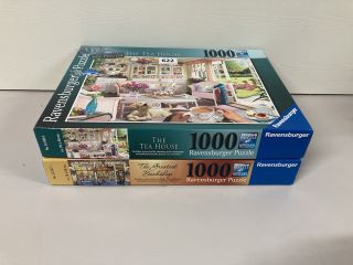 2 X RAVENSBURGER PUZZLES INCLUDING THE TEA HOUSE