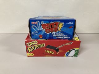 2 X CHILDREN'S GAMES INCLUDING BUZZ OFF!