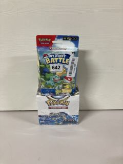 2 X POKÉMON ITEMS INCLUDING TRADING CARD GAME (SEALED)
