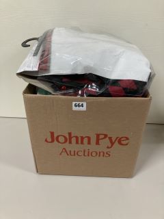 BOX OF ITEMS INCLUDING ADULT FANCY DRESS COSTUMES