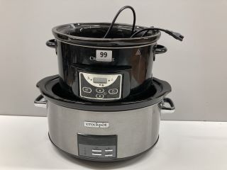 2 X CROCKPOT SLOW COOKERS