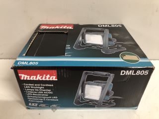MAKITA DML805 CORDED AND CORDLESS LED WORKLIGHT