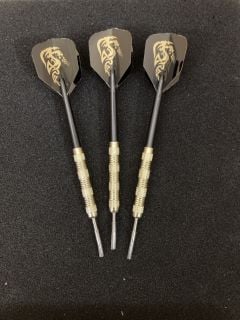 CAVALIER 16G BLACK AND GOLD PROFESSIONAL DARTS