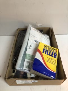 BOX OF ASSORTED ITEMS INC LANGLOW ALL PURPOSE FILLER