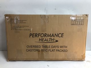 PERFORMANCE HEALTH OVERBED TABLE