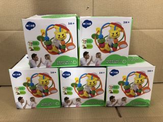 5 X MOLA TODDLERS WORLD ACTIVITY BALL