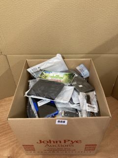BOX OF ASSSORTED ITEMS INC PHONE CASES