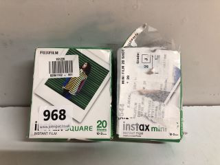 2 X INSTAX ITEMS INC SQUARE SHEETS
