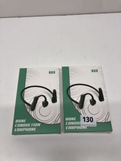 2 X K69 BONE CONDUCTION EARPHONES