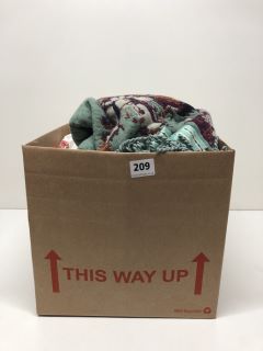 BOX OF ITEMS INC BLANKETS