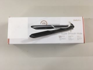 BABYLISS SUPER SMOOTH WIDE STRAIGHTENERS