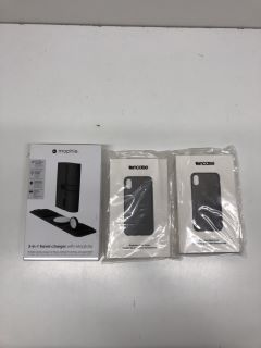 3 X ITEMS INC MOPHIE 3 IN 1 TRAVEL CHARGER
