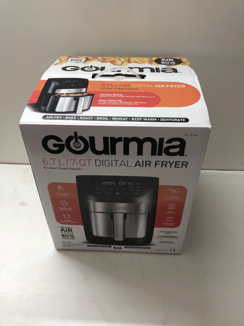 John Pye Auctions GOURMIA 6.7L DIGITAL AIR FRYER