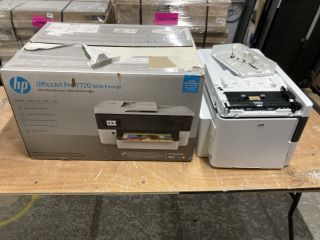 2 X ASSORTED PRINTERS INC HP OFFICEJET PRO 7720 WIDE FORMAT PRINTER