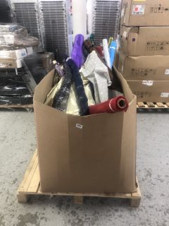 PALLET OF ASSORTED FABRIC ROLLS