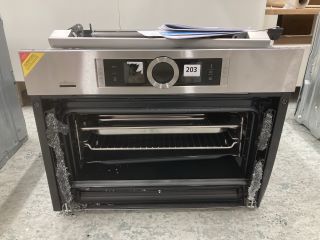 BOSCH BUILT IN SINGLE OVEN MODEL: CSG656B (SMASHED GLASS)