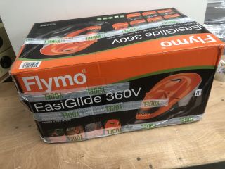 FLYMO EASIGLIDE 360V ELECTRIC HOVER LAWNMOWER