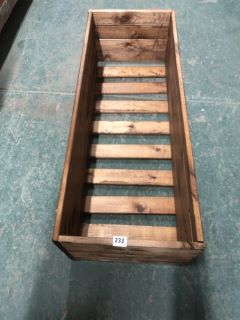 LARGE WOODEN CRATE