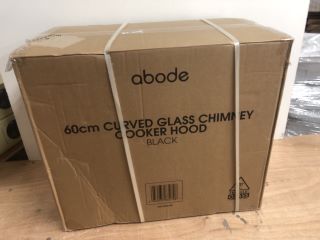 ADOBE 60CM CURVED GLASS CHIMNEY COOKER HOOD MODEL: AGCH6031B