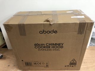 ADOBE 60CM CHIMNEY COOKER HOOD - STAINLESS STEEL