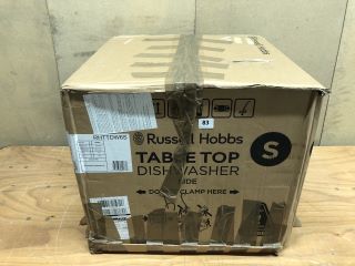 RUSSELL HOBBS TABLE TOP DISHWASHER MODEL: RHTTDW6S