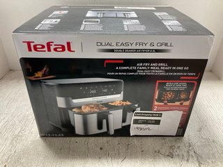 TEFAL DUAL EASY FRY AND GRILL AIR FRYER - RRP £120: LOCATION - J7