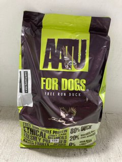 AATU FREE RUN DUCK DOG FOOD 10KG - BBE 07/07/25: LOCATION - J7