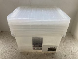 QTY OF PLASTIC STORAGE CONTAINERS: LOCATION - J7
