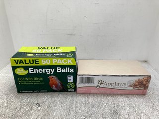 BOX OF WILD BIRD ENERGY BALLS - BBE FEB 2026 TO ALSO INCLUDE BOX OF ALLPAWS NATURAL CAT FOOD - BBE 7/9/26: LOCATION - E2