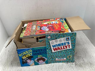 QTY OF ASSORTED BOOKS TO INCLUDE HORRID HENRY'S NITS BY FRANCESCA SIMON: LOCATION - E2