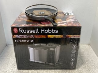 RUSSELL HOBBS MINI KITCHEN TO ALSO INCLUDE FRYING PAN WITH LID: LOCATION - E0