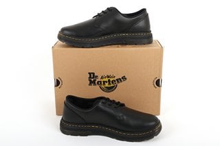DR MARTENS CREWSON LOW SHOES IN BLACK - UK 11 - RRP £130.00: LOCATION - A*