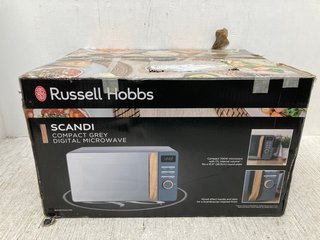 RUSSELL HOBBS SCANDI COMPACT GREY DIGITAL MICROWAVE OVEN: LOCATION - I9