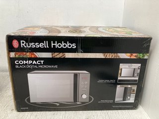 RUSSELL HOBBS COMPACT BLACK DIGITAL MICROWAVE OVEN: LOCATION - I9