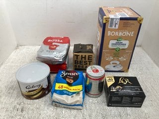 QTY OF ASSORTED HOT DRINK ITEMS TO INCLUDE GALAXY HOT CHOCOLATE POWDER ( B.B DATE 22.2.2025): LOCATION - I3