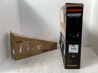MONGOOSE RISE 100 PRO SCOOTER TO INCLUDE FADE DUDU KIDS SCOOTER: LOCATION - H1