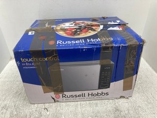 RUSSELL HOBBS 20 LTR SILVER TOUCH MICROWAVE OVEN MODEL : RHMT2005S: LOCATION - H4