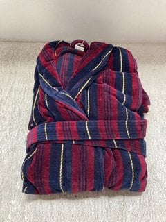 BOWN OF LONDON DRESSING GOWN IN MULTI-COLOURED - UK SIZE XL: LOCATION - J4