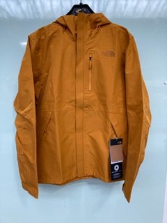 THE NORTH FACE DRYZZLE JACKET IN CITRINE YELLOW - UK S - RRP £199.99: LOCATION - A*