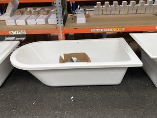 1710 X 780MM TRADITIONAL SINGLE ENDED FREESTANDING BATH WITH WHITE CLAW & BALL FEET - RRP £1009: LOCATION - B3