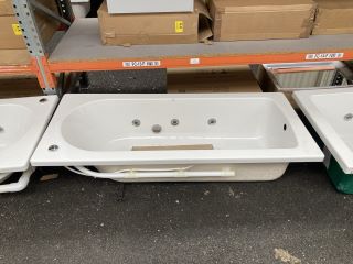 1700 X 750MM SINGLE ENDED NTH 6 JET SPA BATH WITH MOTOR & SWITCHES - RRP £1079: LOCATION - B4
