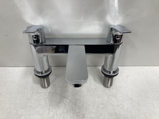 DECK MOUNTED BATH FILLER IN CHROME - RRP £305: LOCATION - R1