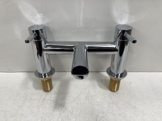 DECK MOUNTED BATH FILLER IN CHROME - RRP £265: LOCATION - R1