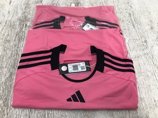 2 X ADIDAS INTER MIAMI CF 24/25 HOME JERSEY FOOTBALL SHIRTS IN PINK - SIZE UK M - COMBINED RRP £160: LOCATION - C17