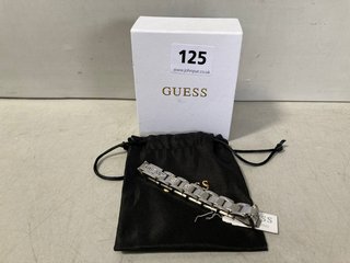 GUESS MENS FRONTIERS CURB BRACELET: LOCATION - WA1